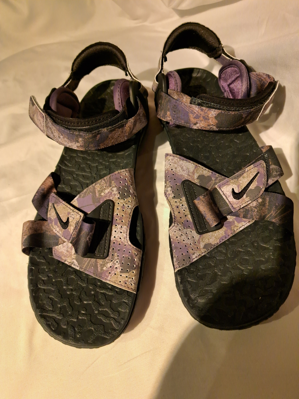 Nike Kids' Purple Camo Sport Sandals